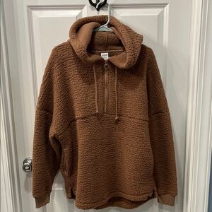 PINK Victoria's Secret Tan Sherpa Jacket